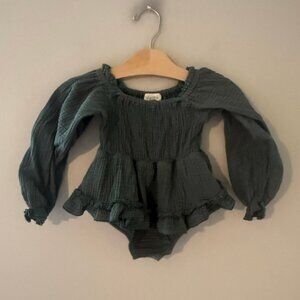 $23 ADD ON Forever French Baby long sleeve skirt romper Janie and Jack Baby Gap